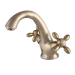 Valamu kraanikauss RUBINETA V-2 Cross (Br), V20096