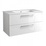 Aluskapp Kame Joy 12113711 sahtlitega, kraanikauss, k&auml;epidemed, valge l&auml;ikiv 101 cm