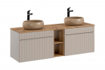 Vannitoa m&ouml;&ouml;bli komplekt Comad SET - ICC B 140 CM WIKI-MC  81-01 COAST EVOKE OAK