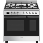 Gaasipliit elektriahjuga Smeg CX92GM, 90 x 60 cm