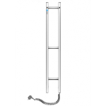 Elektriline k&auml;ter&auml;tikuivati ​​Navin Siluet Quadro 160*1000 kroom, 10-017050-0110