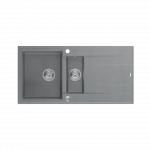 Valamu Quadron EVAN 156, HQE5510050U5_BS_P2O, h&otilde;bedane kivi