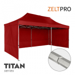 Kaubanduslik telk 4x8 punane Zeltpro TITAN