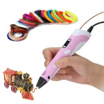 3D-pliiats +170 m plastfilamenti, roosa / 3D-pliiats