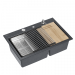 Valamu koos jaoturi ja l&otilde;ikelauaga Quadron MARC 120 HQC7650U8_BS