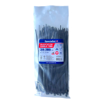 SPECIALIST+ nailonist kaabliside, must, 3.6x200 mm, 100 tk.