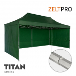 Kommertstelk 3x6 roheline Zeltpro TITAN