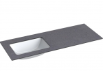Valamu koos t&ouml;&ouml;pinnaga Kame Universal, WP/12-3/H11-P3-L, 120 cm