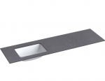 Valamu koos t&ouml;&ouml;pinnaga Kame Universal, WP/16-3/H11-P3-L, 160 cm