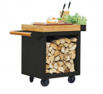 Ratastega laud OFYR must 65 PRO tiikpuu, MP-B-65-PRO-TW