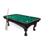 Piljardilaud Lion 8' jalga (245x145 cm) roheline kangas, t&auml;ielik komplekt, BPLI8P