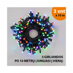 V&auml;lis- ja sisevalguskett (LED-pirnid) 30 m PROLED RGB