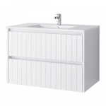 Vannitoa kapp kraanikausiga Riva SA 80G, Valge matt