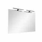 LED-valgustitega peegel Aourow2 Must 120x80