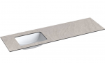 Valamu koos t&ouml;&ouml;pinnaga Kame Universal, WP/16-3/H12-P3-L, 160 cm
