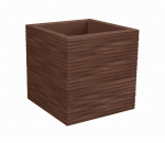 Nicoli 30x30x30cm lillepott Elegance Quadro 30 roostetanud terase v&auml;rvitoonis