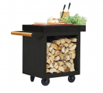 Ratastega laud Ofyr Black 65 PRO tumehall keraamiline, MP-B-65-PRO-CD