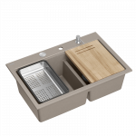 Valamu koos jaoturi ja l&otilde;ikelauaga Quadron MARC 120 HQC7650U4_BS