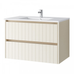 Vannitoa kapp kraanikausiga Riva SA 80G, Beež matt