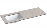 Valamu koos t&ouml;&ouml;pinnaga Kame Universal, WP/12-3/H12-P3-L, 120 cm