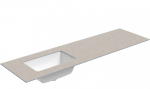 Valamu koos t&ouml;&ouml;pinnaga Kame Universal, WP/16-3/H15-P3-L, 160 cm