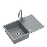 Graniitvalamu Quadron Prime Plus SDR6844SZ_3623500_GR fikseeritud segistiga, hall