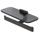 Topelt tualettpaberi hoidja riiuliga Geesa 919948-09-66