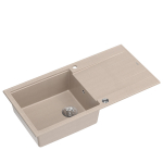 Valamu Quadron EVAN 146 XL, HCQE10050U2_BS_P2O, pearl beige