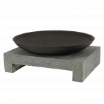 Graniitalusega tulekauss, ristk&uuml;likukujuline, 58,8 x 59,6 x 22,5 cm