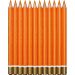 belcolART Farb Gigant Trigon 12 pliiatsit, oranž