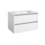 Aluskapp Kame Urban 201135212, sahtlitega, kraanikauss, alumiiniumprofiil, valge matt, 81 cm