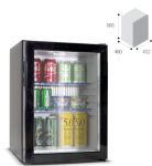 Sisseehitatud minibaar Vitrifrigo HC40V (hotellide/b&uuml;roode jaoks)