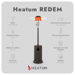 Heatum Redem gaasisoojendi koos gaasiballooniga