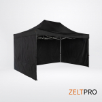 Turutelgi katus ja seinad (komplekt 4 tk) 3x4.5 must Zeltpro TITAN