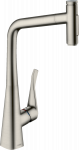 V&auml;ljat&otilde;mmatava voolikuga k&ouml;&ouml;gisegisti Hansgrohe Metris Select M71 73816800