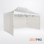 Turutelgi katus ja seinad (komplekt 4 tk) 3x4.5 Valge Zeltpro PROFRAME