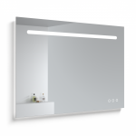 Peegel KAME SMART, LED valgustusega, USB &uuml;hendusega, Bluetoothiga, 120 cm, MR-R04/120-80/TECH