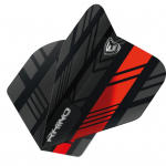 Noole sulg Winmau Rhino mustad ja punased suljed