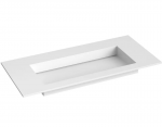Kraanikauss Kame CORIAN, CN1002465-BS, 100 cm, valge matt