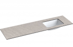 Valamu koos t&ouml;&ouml;pinnaga Kame Universal, WP/16-3/H12-P3-R, 160 cm