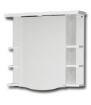 Peegelkapp valgustusega Raguvos Baldai PIANO RV70M, 1 LED, IP44, l&uuml;liti + pistikupesa, 70 cm