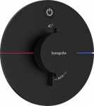 Peidetud termostaatsegisti Hansgrohe ShowerSelect Comfort S, 15553670, must matt