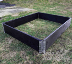 K&otilde;rgendatud puidust voodi, must, 60x80x20cm