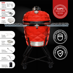 Grill KAMADOCLUB PRO 2 PREMIUM+, PUNANE