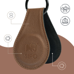 SIPO magnetilised lapsevankriklambrid 2 tk pruun SCA-15