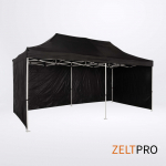 M&uuml;&uuml;gitelgi katus ja seinad (4 tk) komplekt 3x6 Must Zeltpro PROFRAME