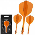 Integreeritud noole varre ja sulekese s&uuml;steem Winmau Fusion Integrated Flight Shaft 6 Orange