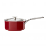 Emailitud vormiroog kaanega KitchenAid Empire Red, 20 cm 2,4 l