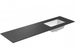 Valamu koos t&ouml;&ouml;pinnaga Kame Universal, WP/16-3/H17-P3-R, 160 cm