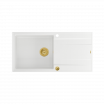 Pesumasin Quadron EVAN 146 XL HCQE10050U1_PVDG1_P2O, 1000x500x210 valge/kuldne